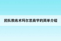 团队教练术玛尔思商学的简单介绍