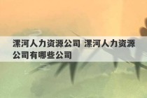 漯河人力资源公司 漯河人力资源公司有哪些公司