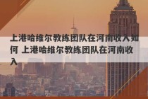 上港哈维尔教练团队在河南收入如何 上港哈维尔教练团队在河南收入