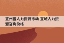 宣州区人力资源市场 宣城人力资源咨询价格