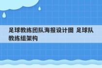 足球教练团队海报设计图 足球队教练组架构