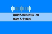 2023
年湖人教练团队 2023
年湖人主教练