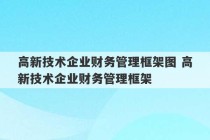 高新技术企业财务管理框架图 高新技术企业财务管理框架