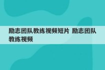 励志团队教练视频短片 励志团队教练视频