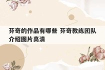 芬奇的作品有哪些 芬奇教练团队介绍图片高清