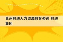 贵州黔进人力资源教育咨询 黔进集团