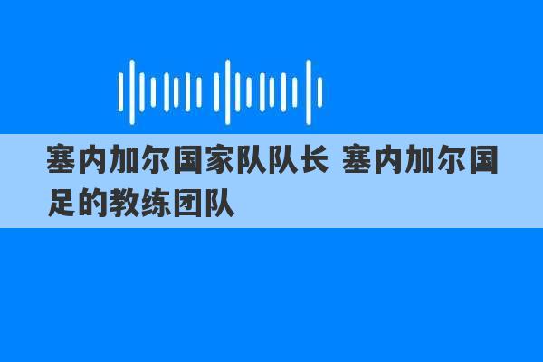 塞内加尔国家队队长 塞内加尔国足的教练团队